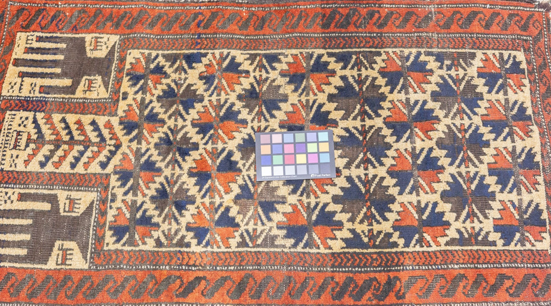 Antique Balouch Rug 2'3'' x 2'11''