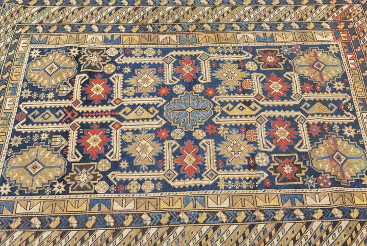 Antique Kuba Rug 3'10'' x 5'0"