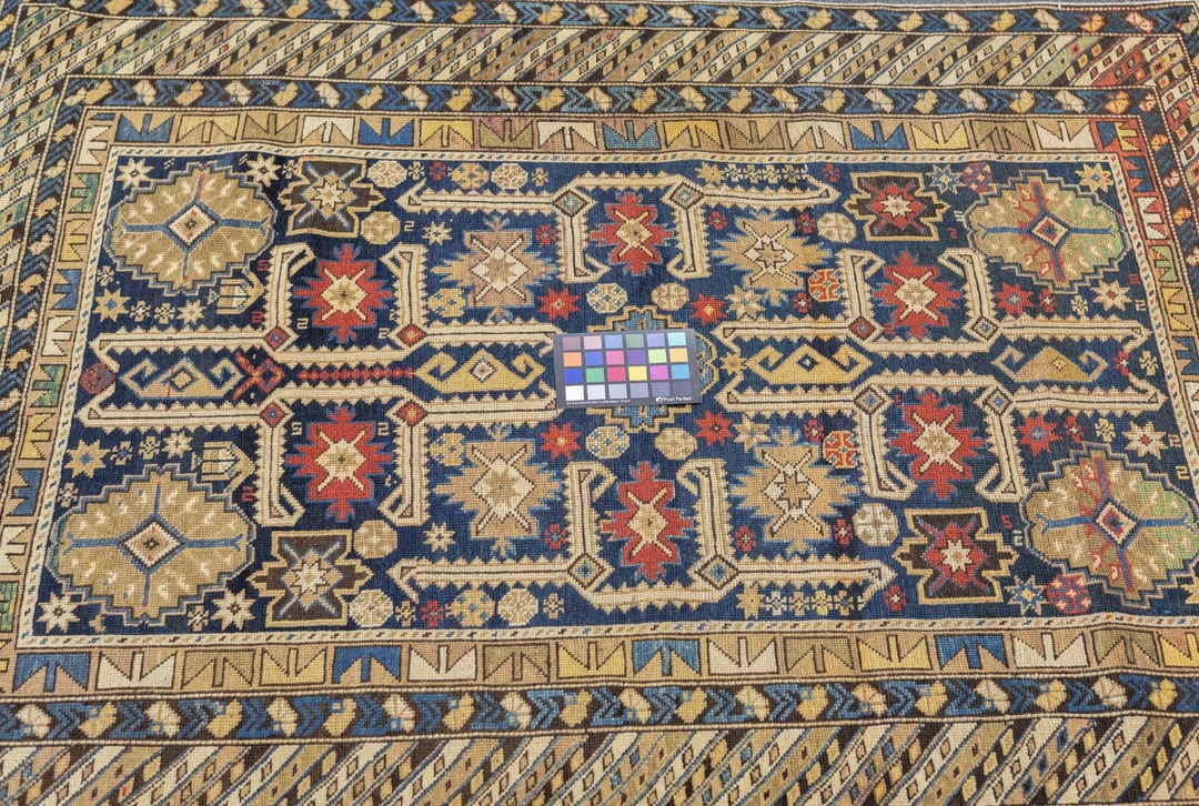 Antique Kuba Rug 3'10'' x 5'0"