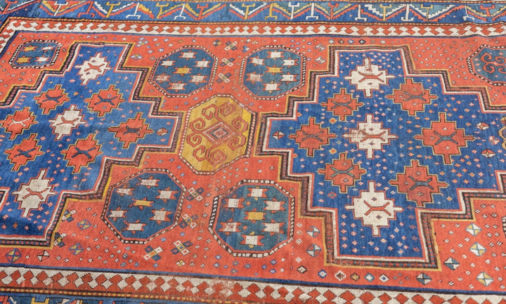 Antique Kazak Rug 5'8'' x 7'9''