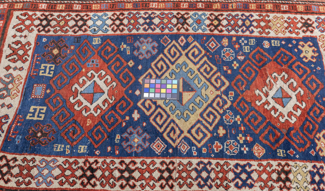 Antique Kazak Rug 3'7'' x 5'6''