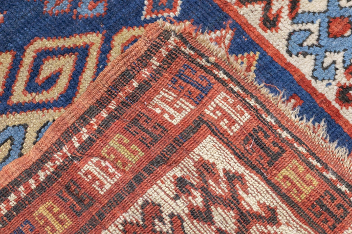 Antique Kazak Rug 3'7'' x 5'6''