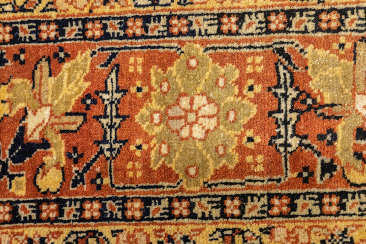 Antique Haji Jalili Tabriz Rug 4'2'' x 5'6''