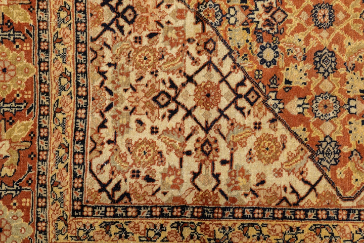 Antique Haji Jalili Tabriz Rug 4'2'' x 5'6''