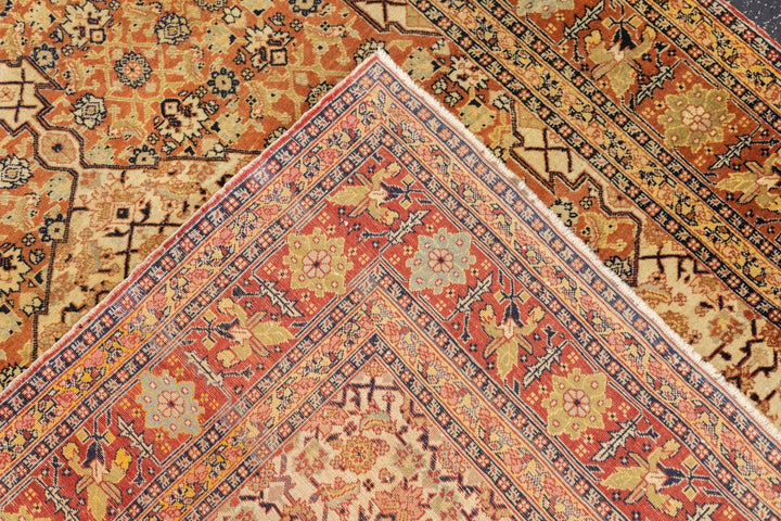 Antique Haji Jalili Tabriz Rug 4'2'' x 5'6''