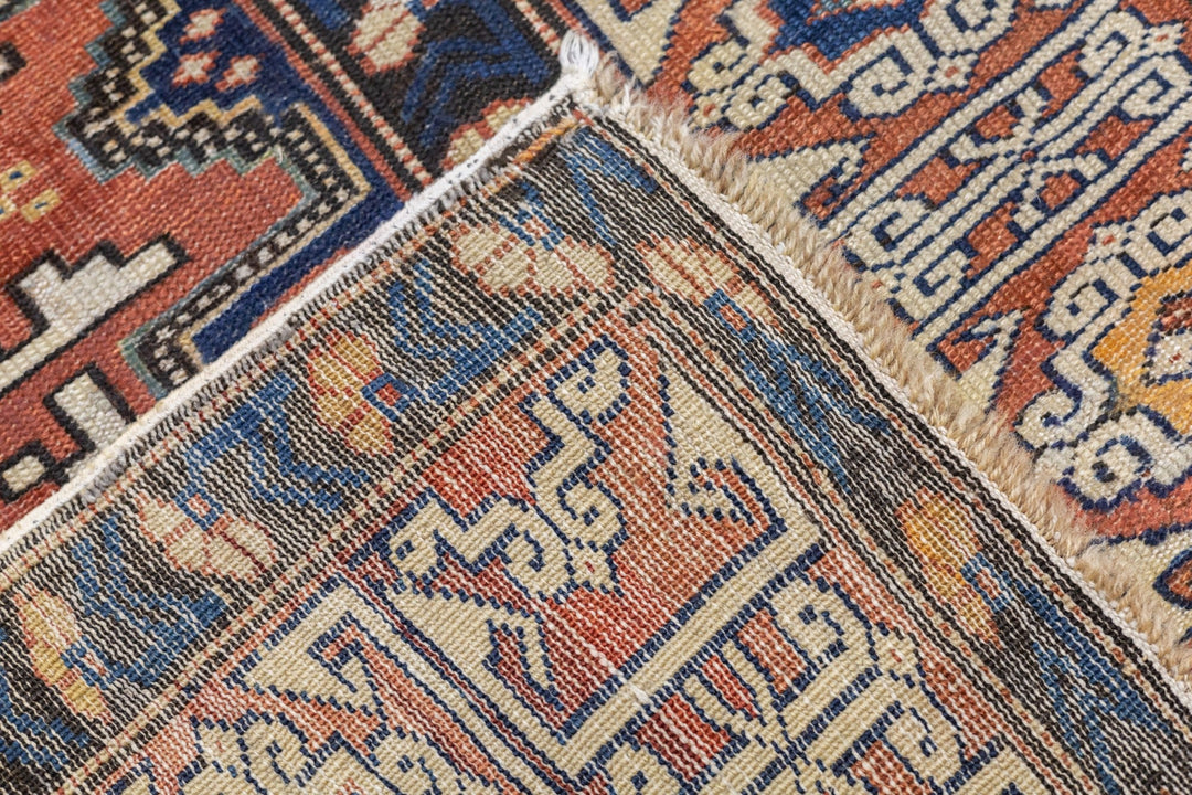 Antique Lezgi Rug 3'7'' x 5'1''