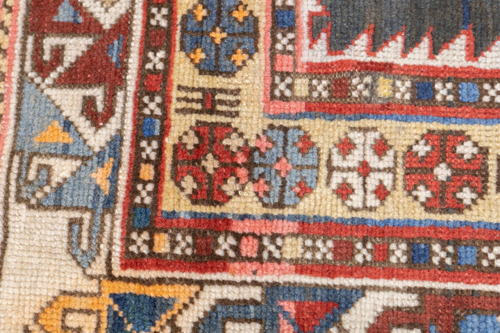 Antique Shirvan Rug 4' x 9'