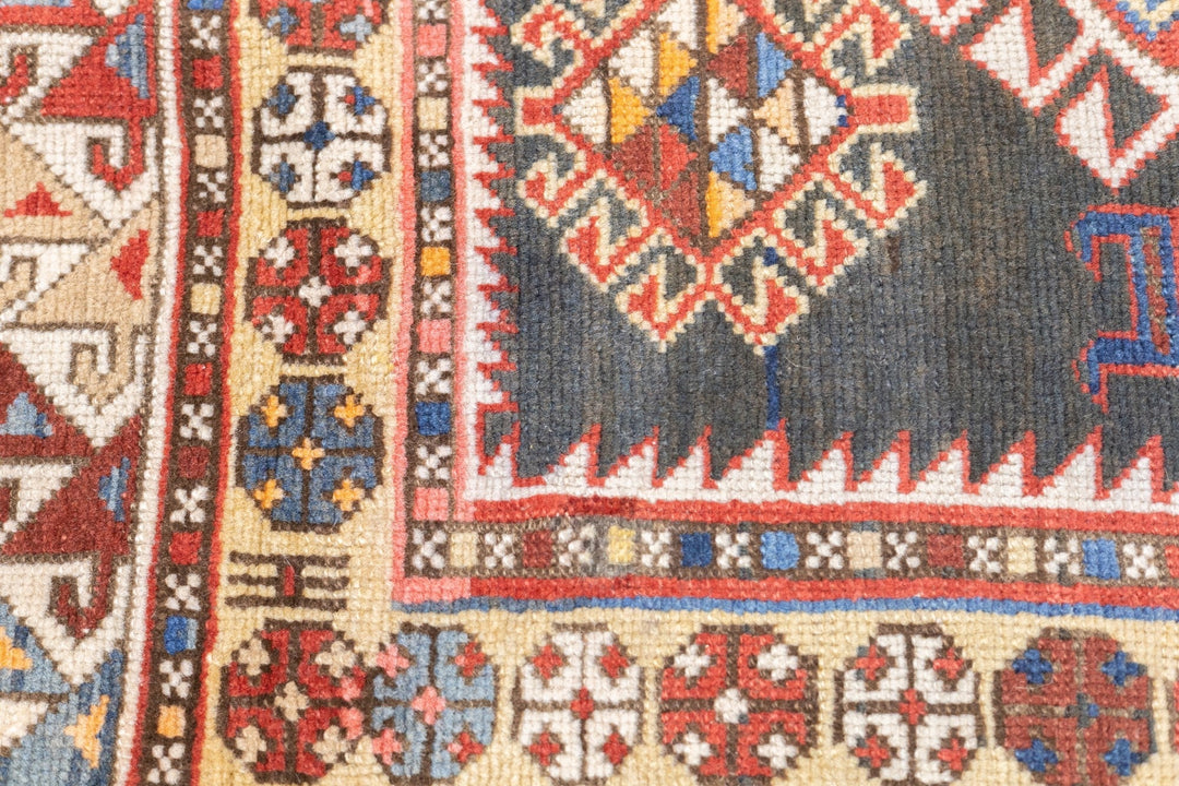 Antique Shirvan Rug 4' x 9'