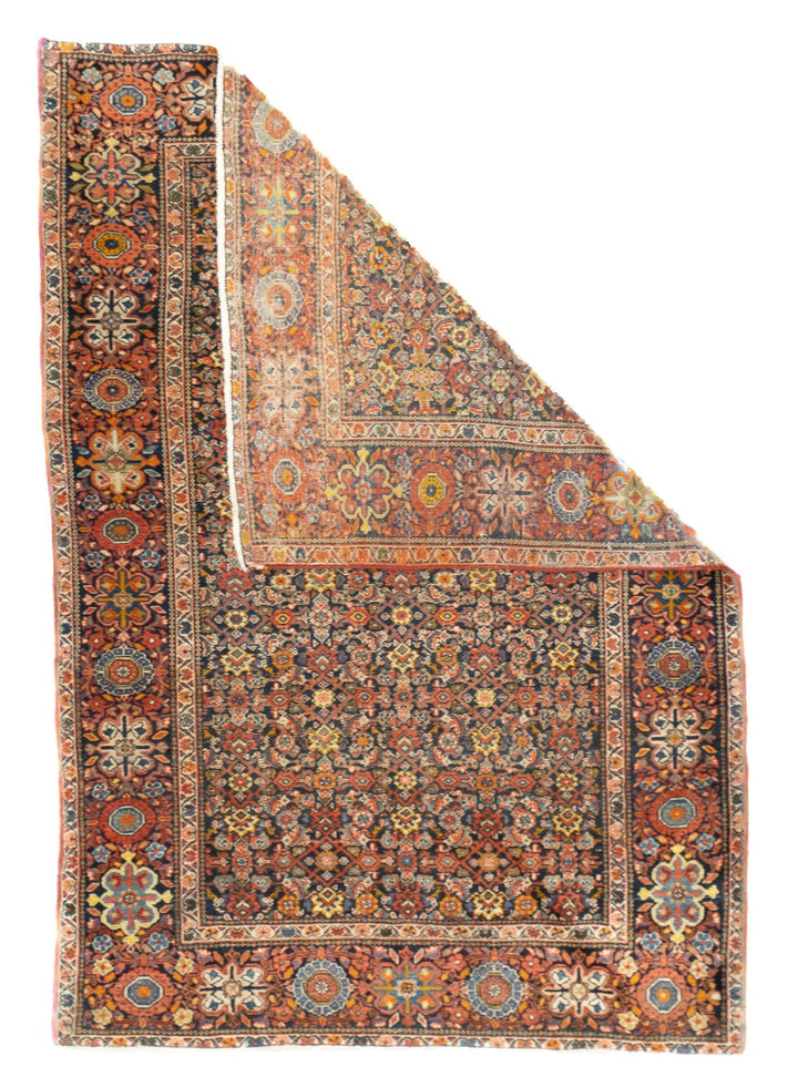 Antique Farahan Sarouk Rug 3'5'' x 4'10''