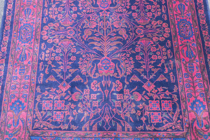 Antique Machester Kashan Rug 3'4'' x 5'0"