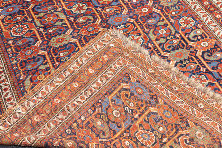 Antique Afshar Rug 5'0" x 8'11''