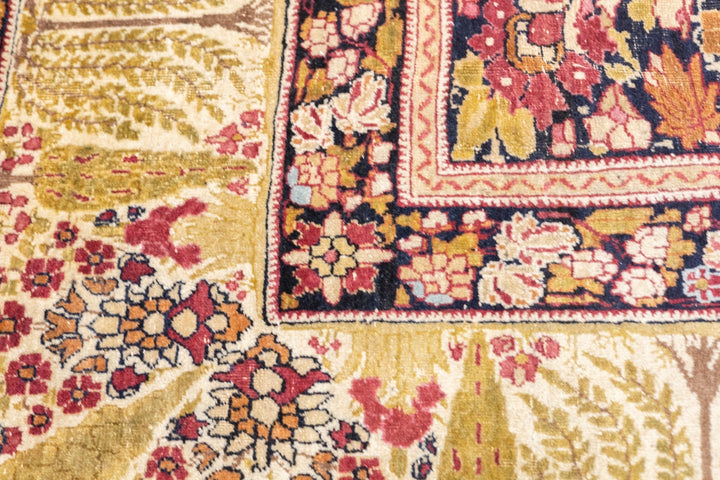 Antique Lavar Kerman Rug 8'9'' x 11'9''