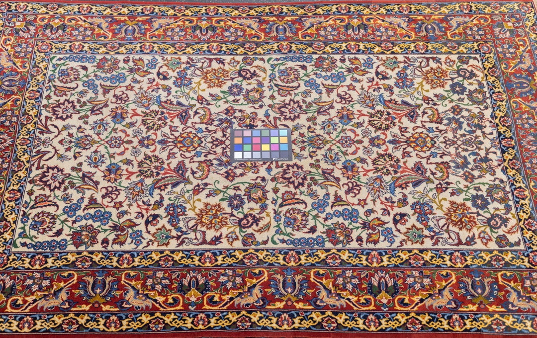 Antique Isfahan Rug 3'5'' x 5'2''