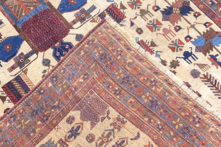 Antique Afshar Rug 4'11'' x 6'1''