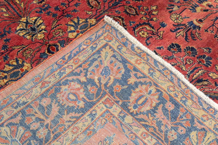 Antique Sarouk Rug 9'2'' x 11'3''