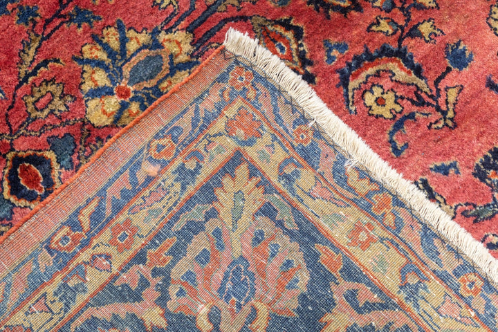 Antique Sarouk Rug 9'2'' x 11'3''