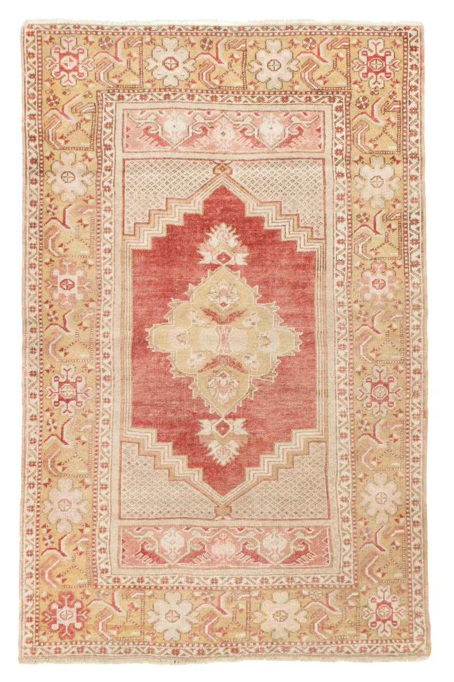 Antique Oushak Rug 3'4'' x 5'3''