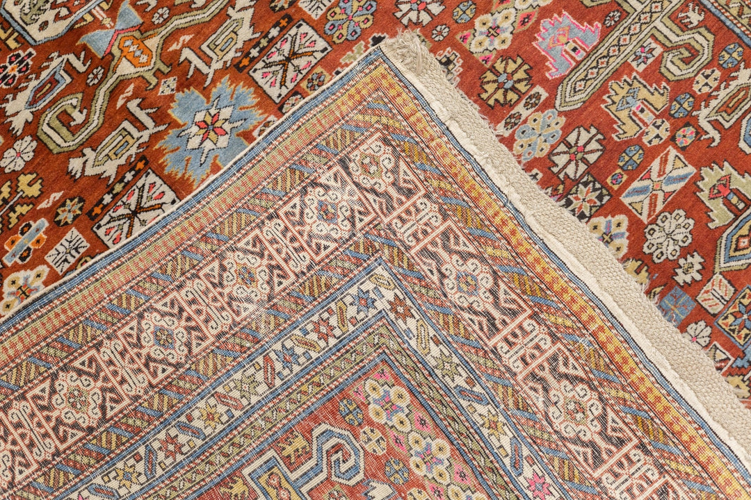 Antique Perpedil Rug 5' x 5'7''