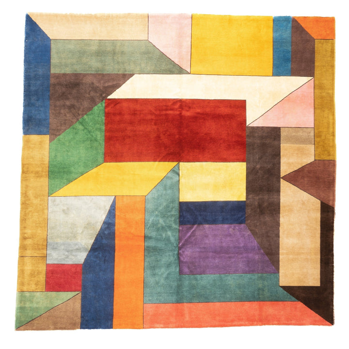 French Art Deco Rug 8'4'' x 8'4''