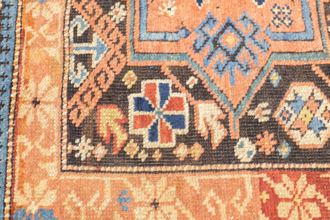 Antique Kuba Rug 3'2'' x 4'9''