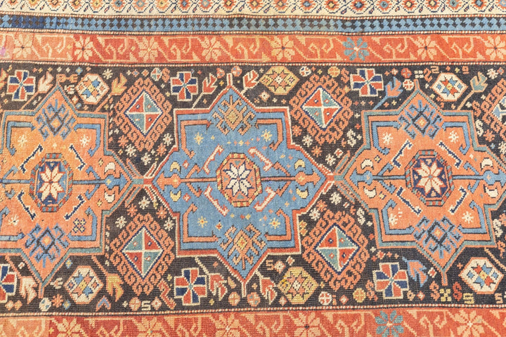 Antique Kuba Rug 3'2'' x 4'9''