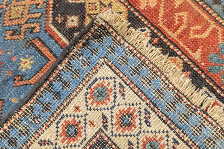 Antique Kuba Rug 3'2'' x 4'9''