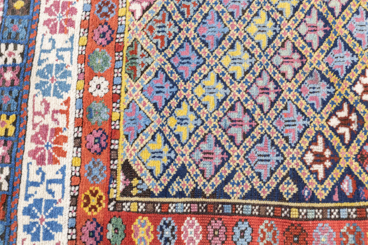 Antique Kazak Rug 3'7'' x 7'7''