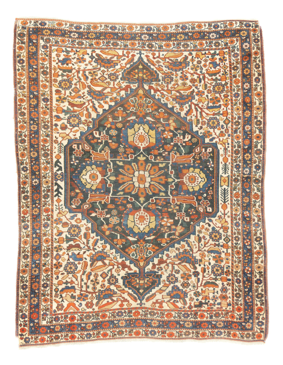 Antique Qashqai Rug 4'10'' x 6'