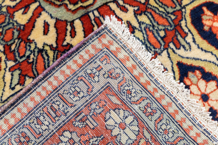 Antique Mohtasham Kashan Rug 8'7'' x 11'4''