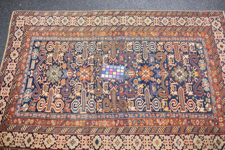 Antique Perpedil Rug 3'7'' x 4'10''