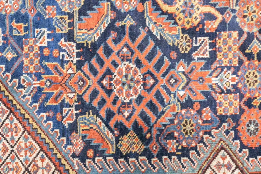 Antique Qashqai Rug 4'7'' x 6'3''