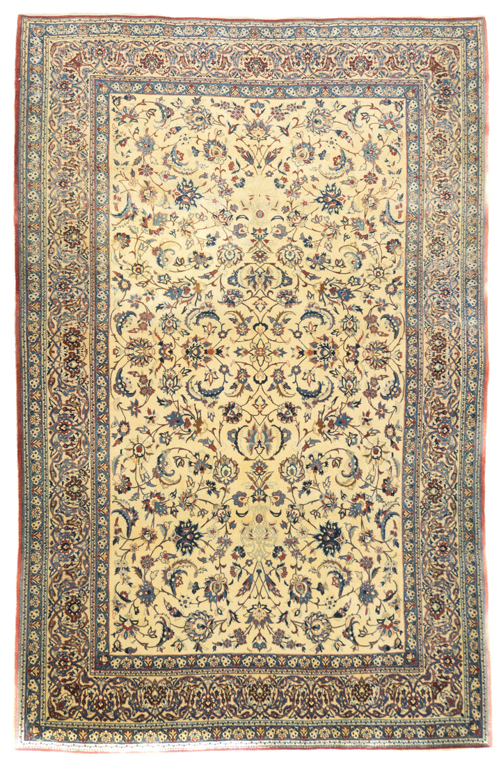 Fine Semi Antique Persian Nain 5'5'' x 8'5''