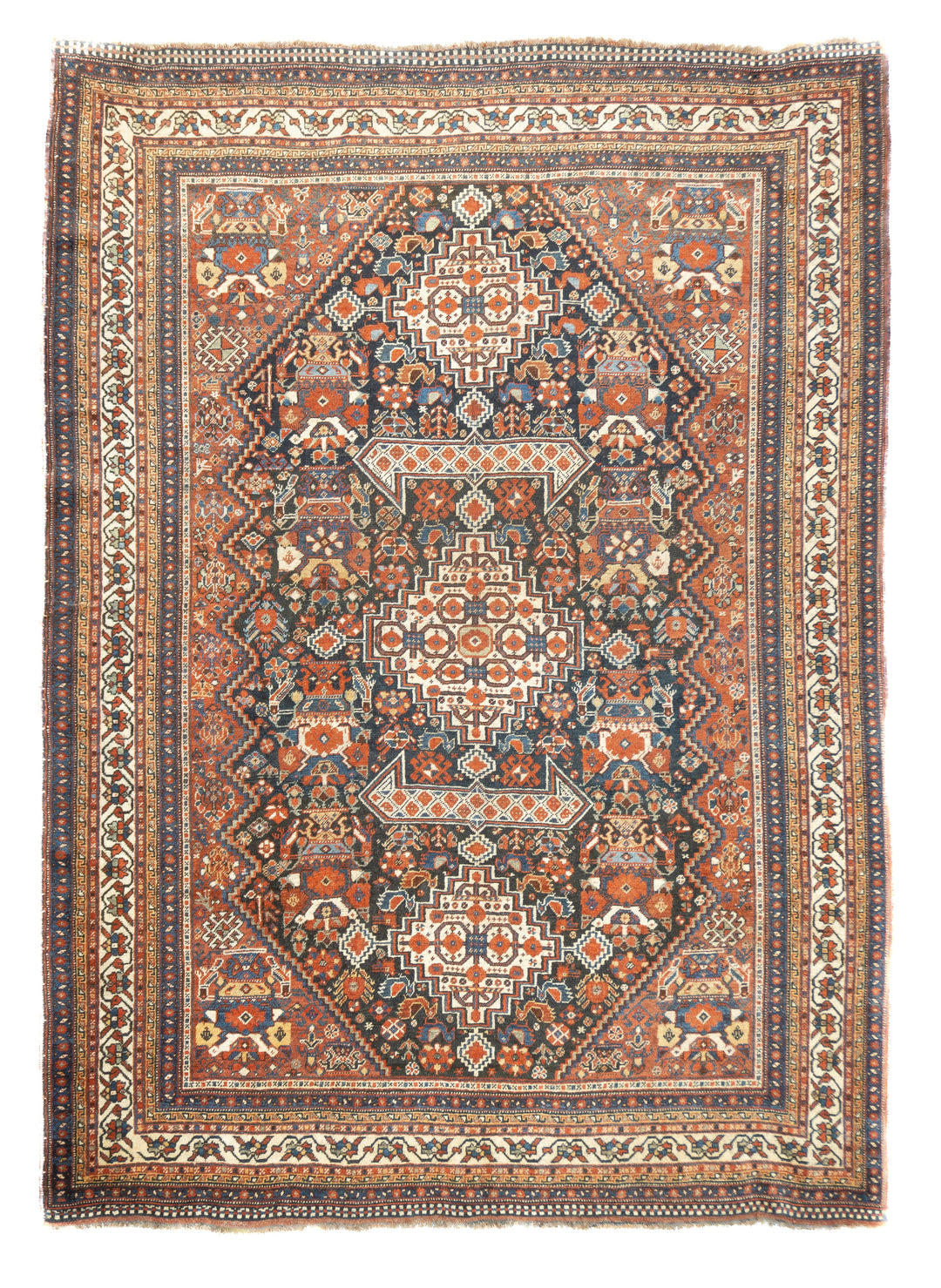 Antique Persian Qashqai 5'10'' x 8'2''