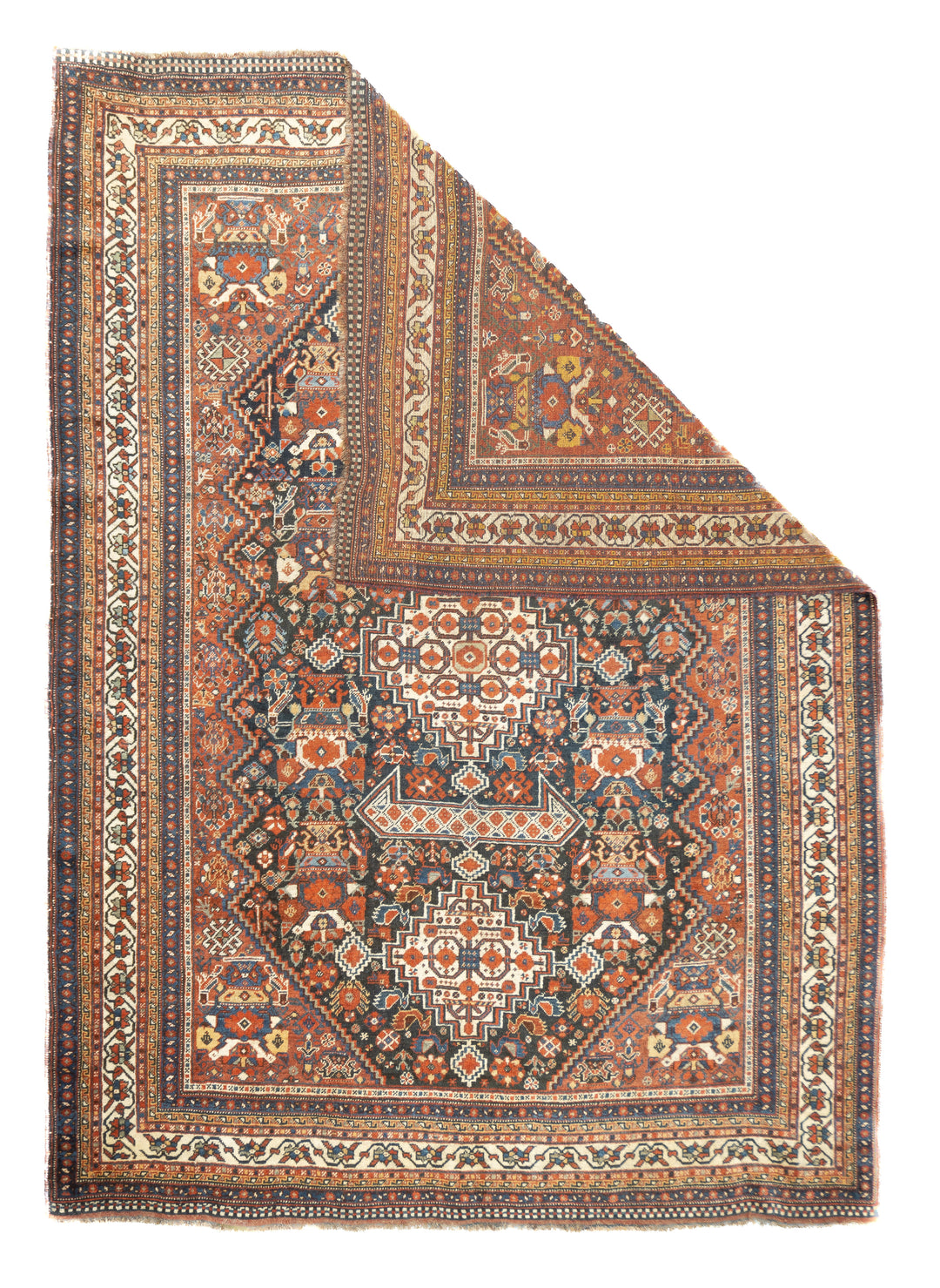 Antique Persian Qashqai Rug 5'10'' x 8'2''