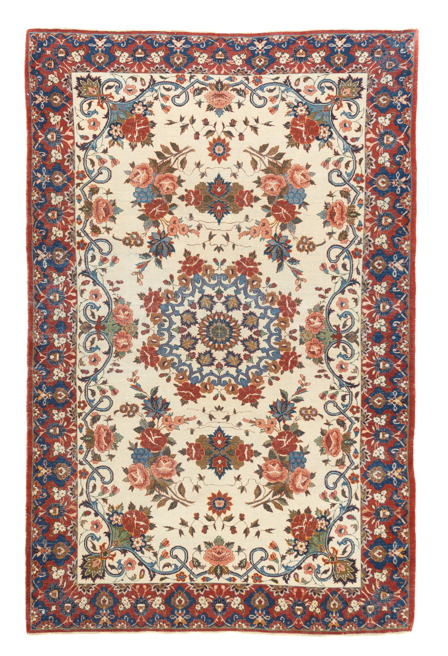 Antique Persian Isfahan 5' x 7'6''