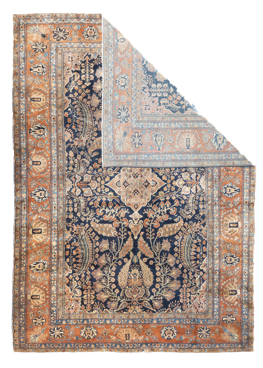 Antique Farahan Sarouk Rug 8'6'' x 11'2''