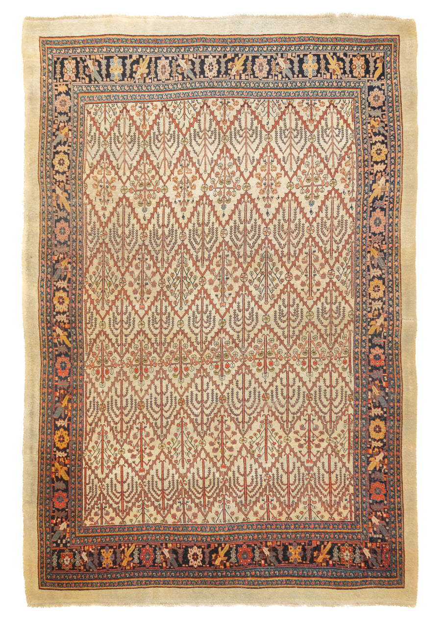 Antique Persian Bidjar 7'9'' x 11'2''