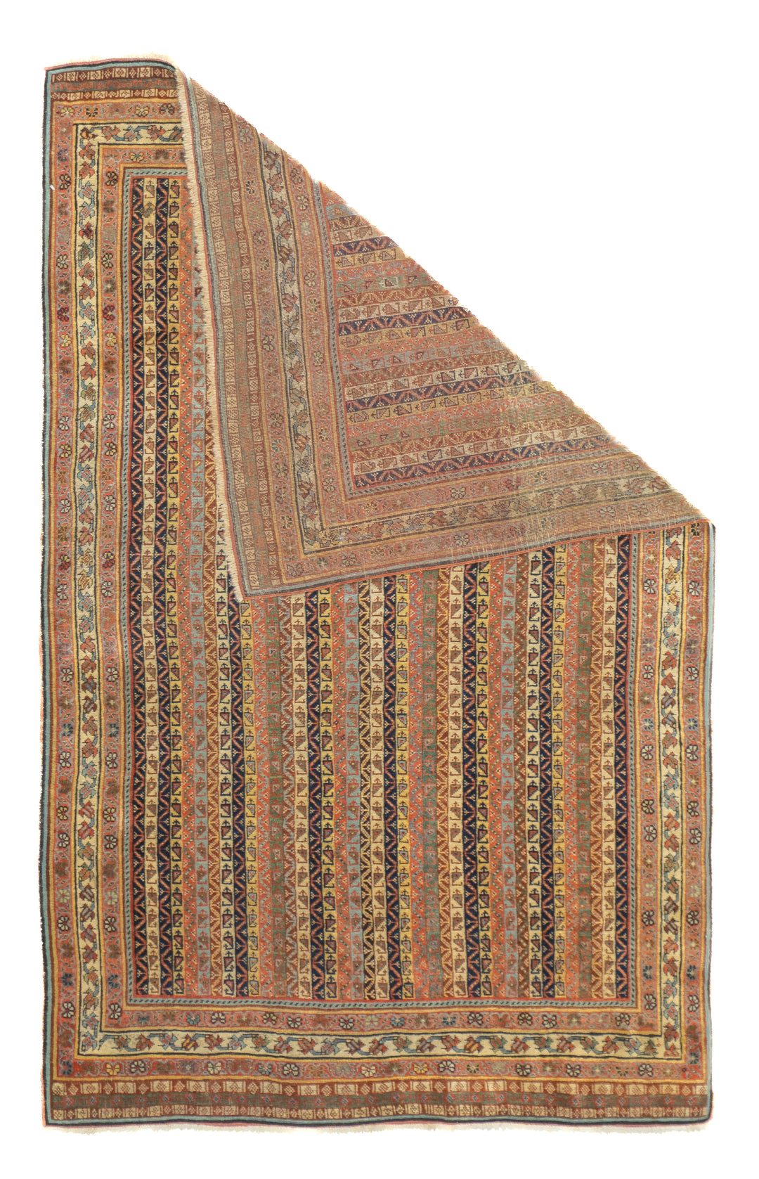 Antique Persian Tribal Qashqai Rug 3'0" x 4'10''