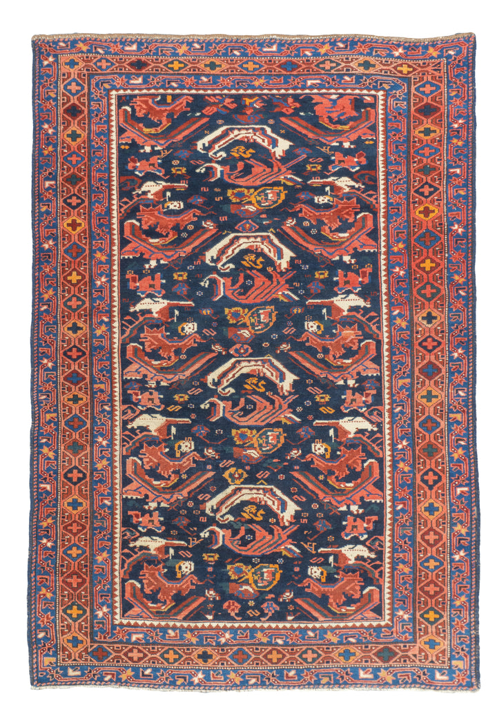 Antique Caucasian Bijov 3'11'' x 5'10''