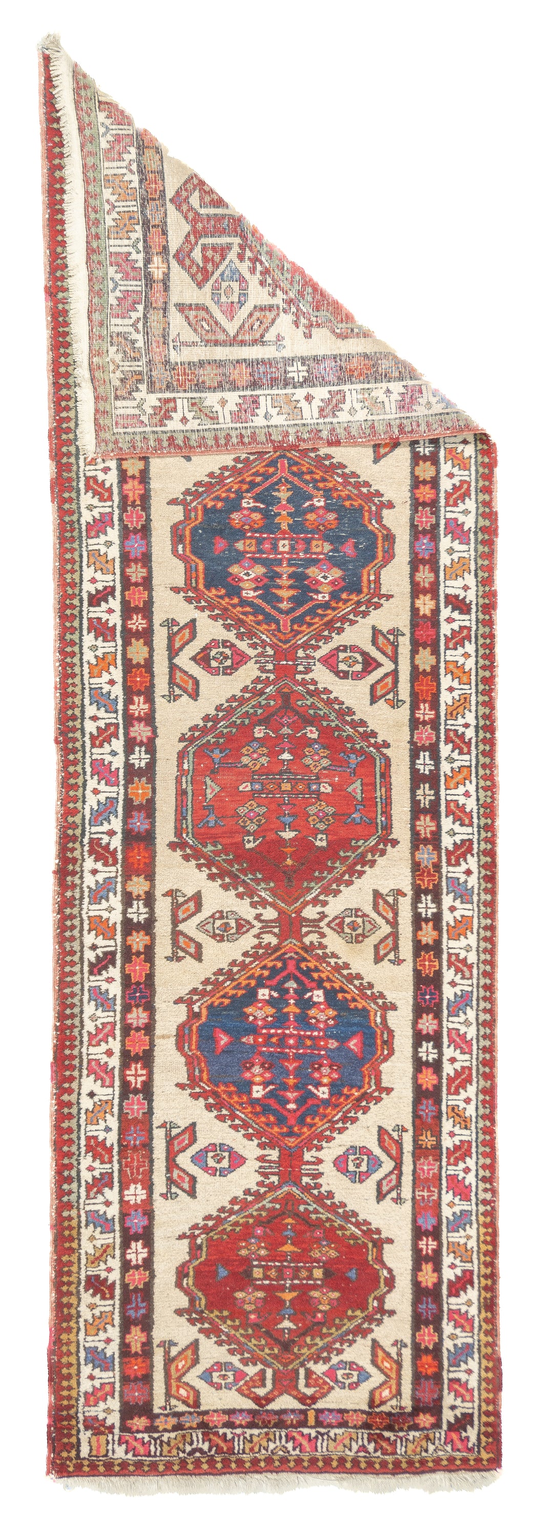 Antique Persian Sarab Runner 3'5'' x 10'10''