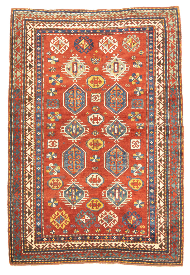 Antique Caucasian Kazak 5'9'' x 8'3''