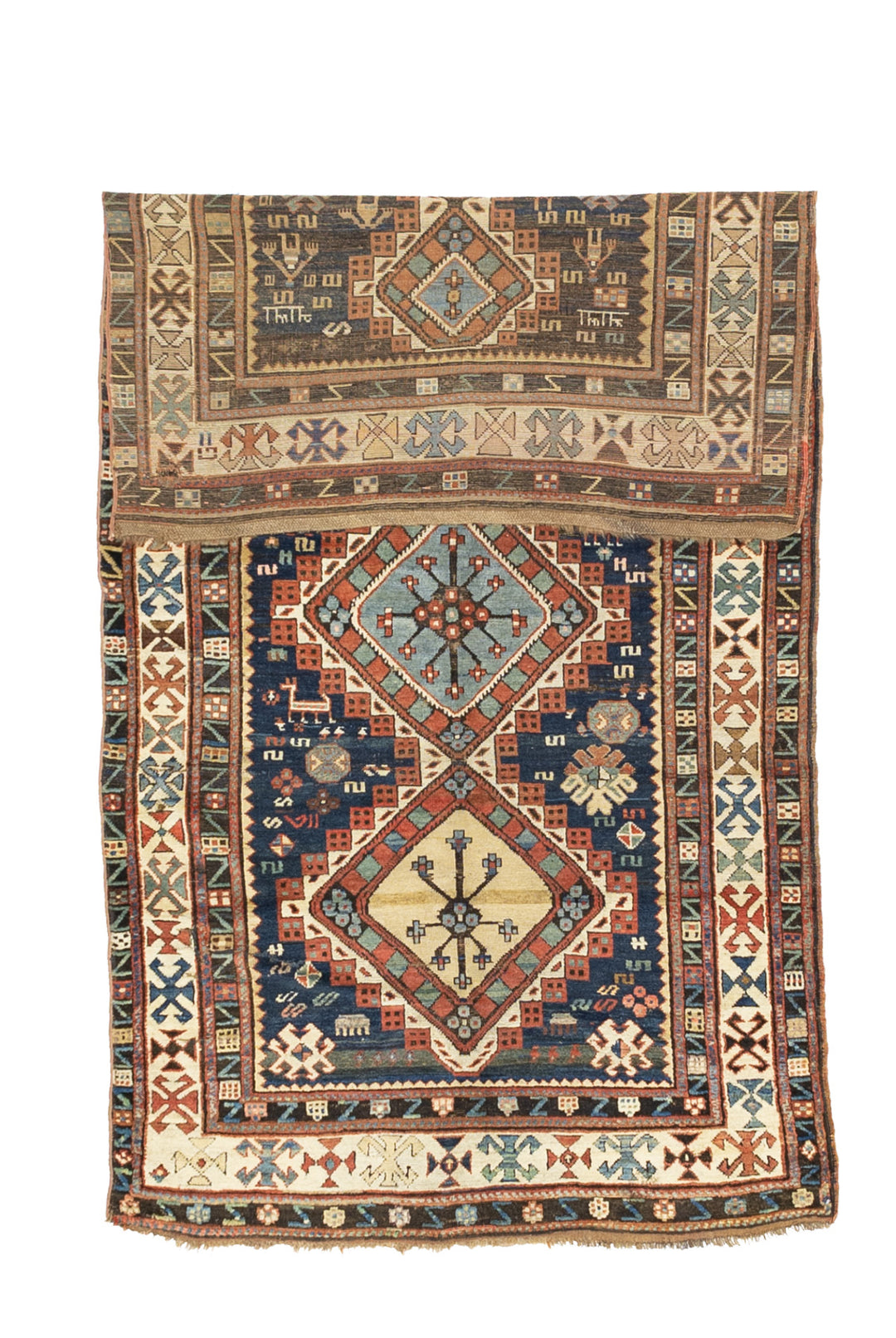 Antique Caucasian Shirvan Rug 4'5" x 8’5”