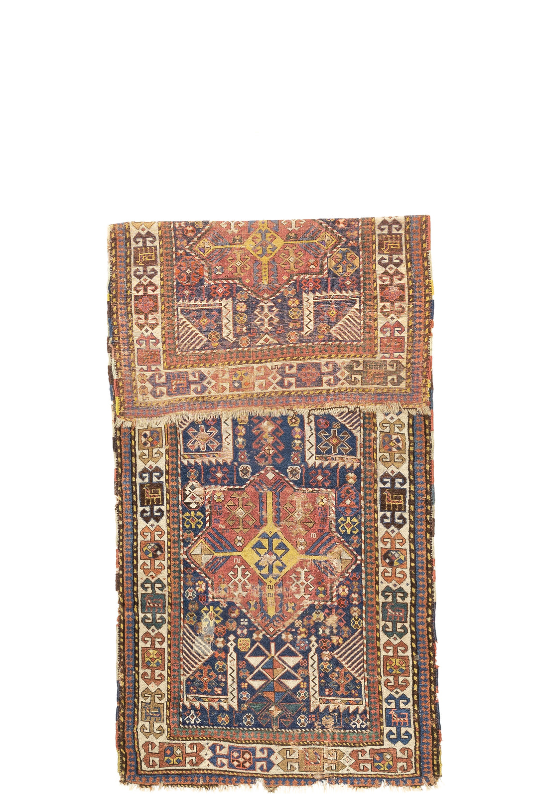 Antique Caucasian Shirvan Rug 3'10" x 8’11”