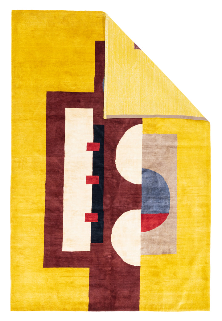 Fine French Artistic Design Inspired by Fernand Lager Rug 6'7" x 9’9"