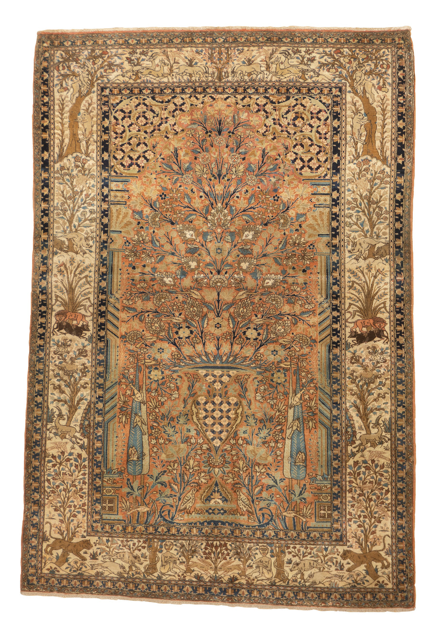 Antique Persian Mohtasham Kashan