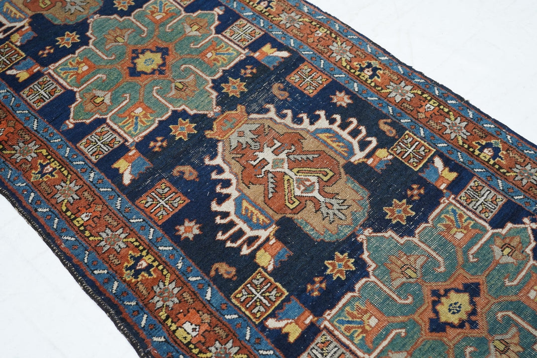 Antique Heriz Runner 2'8'' x 10'8''