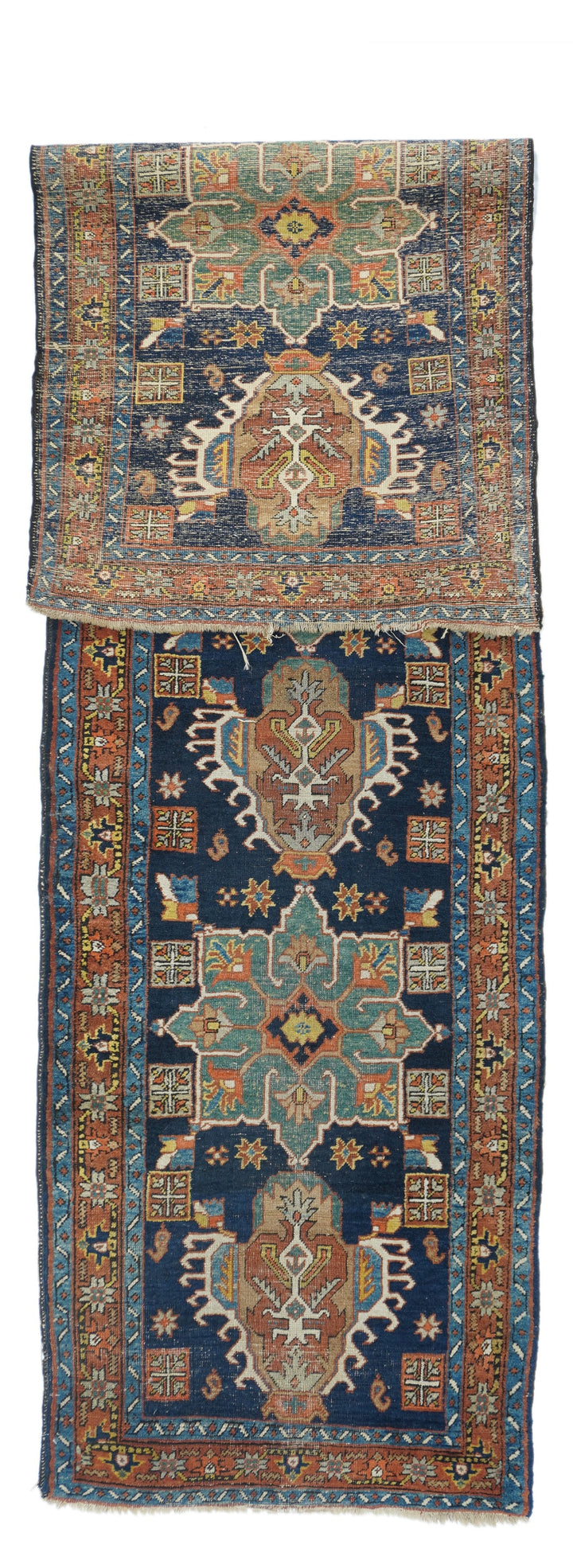 Antique Heriz Runner 2'8'' x 10'8''