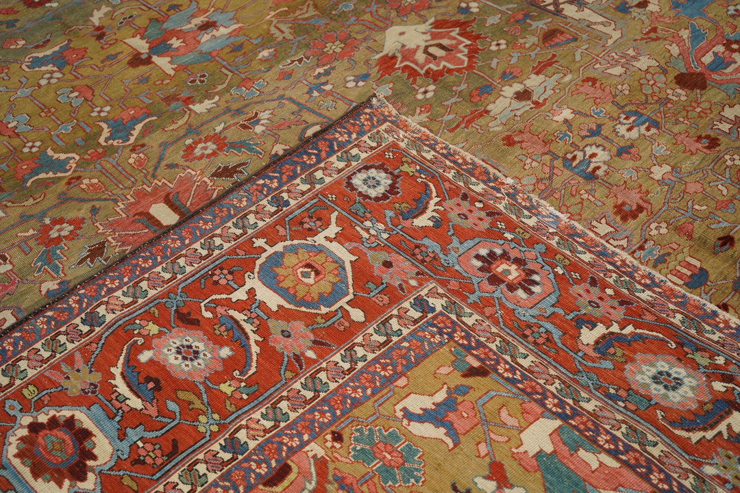 Antique Serapi Rug 11'6'' x 15'0''