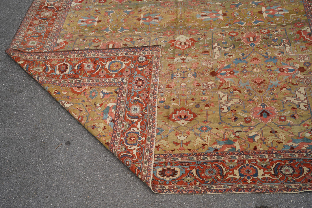 Antique Serapi Rug 11'6'' x 15'0''