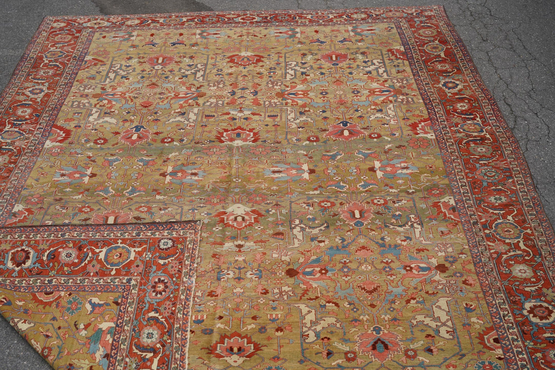 Antique Serapi Rug 11'6'' x 15'0''